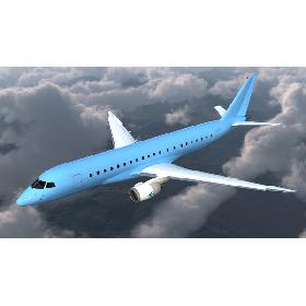 3D Commercial Airliner Generic Rigged
